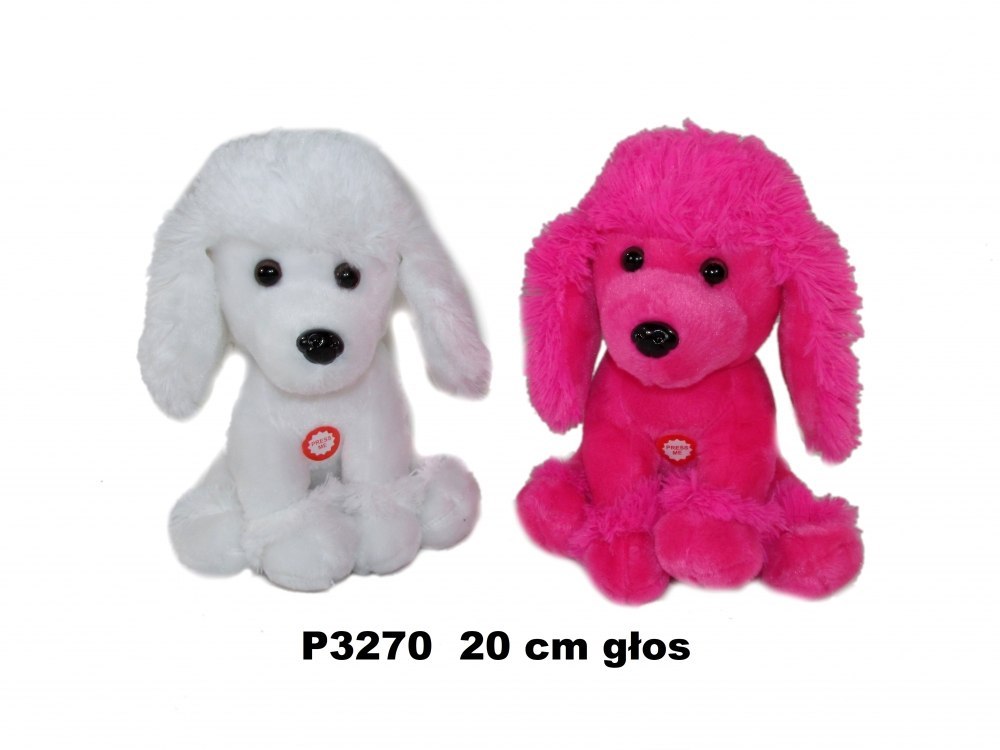 PLUSH TOY DOG WITH VOICE 20CM PODEL SA SUN-DAY